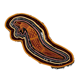 Eel totem artwork