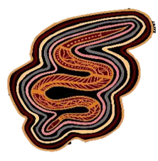 Snake totem artwork